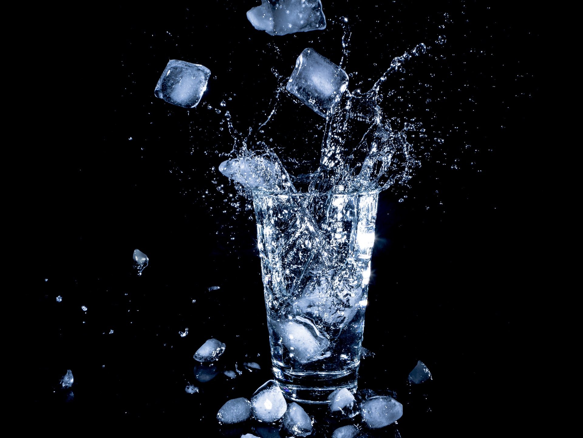 woda z lodem